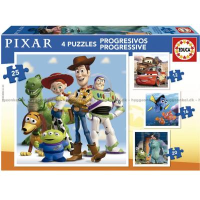 Disney: Pixar, 4 i 1, 12 bitar