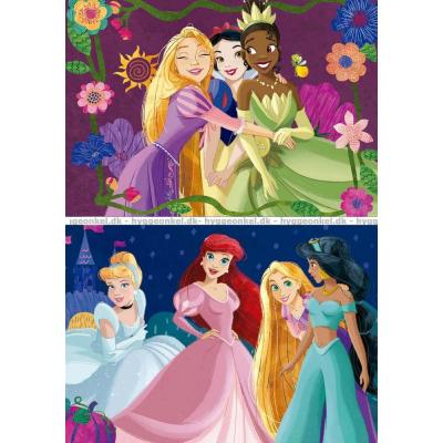 Bild av Disney prinsessor, 2x50 bitar