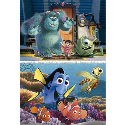Bild av Disney: Pixar - Hitta Nemo & Monsters Inc, 2x20 bitar
