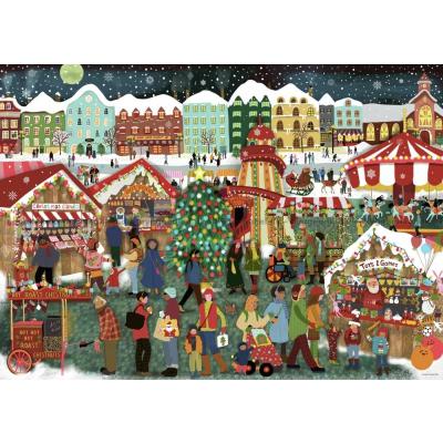 Bild av Den mysiga julmarknaden, 1000 bitar