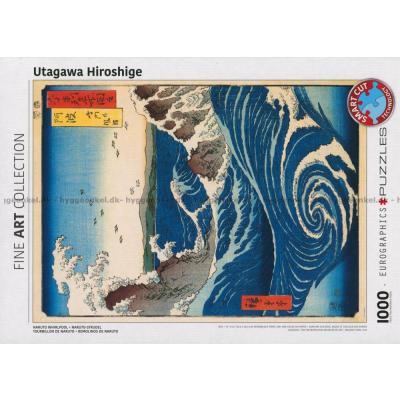 Hiroshige: Naruto Whirlpool, 1000 bitar