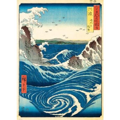 Bild av Hiroshige: Naruto Whirlpool, 1000 bitar