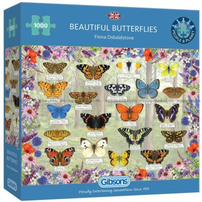 Osbaldstone: Sköna fjärilar, 1000 bitar