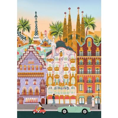 Bild av Barcelona, 1000 bitar