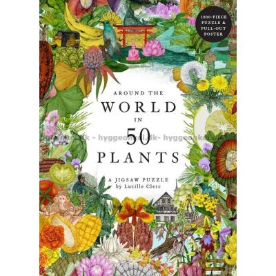 50 växter från hela världen, 1000 bitar