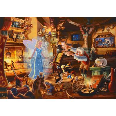 Bild av Disney: Kinkade - Pinocchio, 1000 bitar