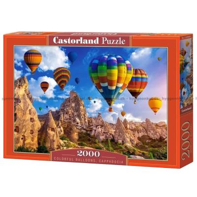 Kappadokien: Färgglada luftballonger, 2000 bitar