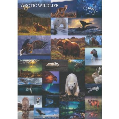 Arktiska djur - Kollage, 1000 bitar