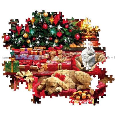 Bild av Julkul vid brasen, 1000 bitar
