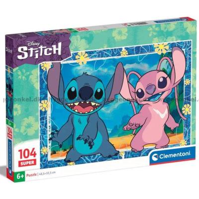 Disney: Stitch - Vänner, 104 bitar