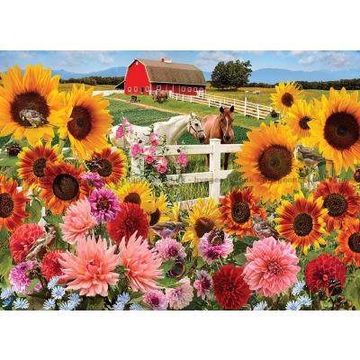 Bild av Blommor på landet, 1000 bitar