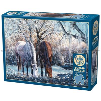 Penner: Hästar i snön, 500 bitar
