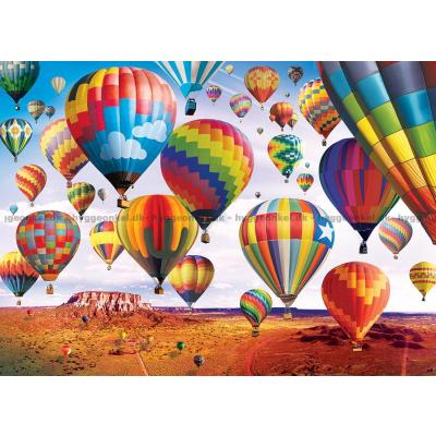 Bild av Färgglada varmluftsballonger, 500 bitar