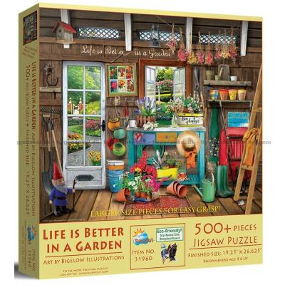 Trädgårdsskjulet, 500 bitar