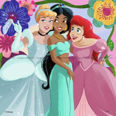 Bild av Disney prinsessor, 3x49 bitar