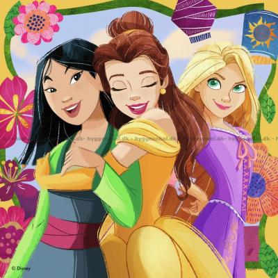 Bild av Disney prinsessor, 3x49 bitar