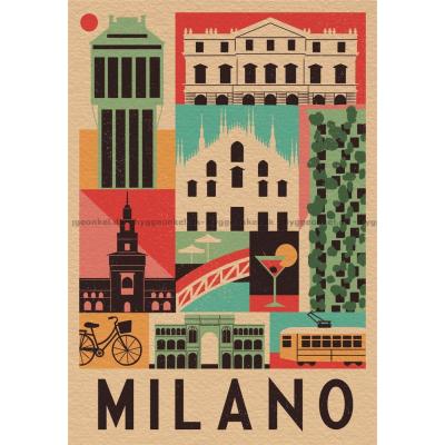 Bild av Städer: Milano, 1000 bitar