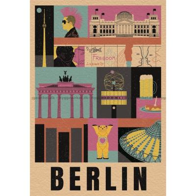 Bild av Städer: Berlin, 1000 bitar