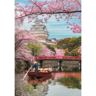Bild av Japan: Himeji-slottet på våren, 1000 bitar