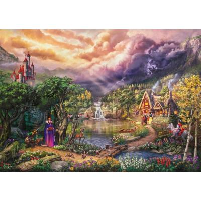Bild av Disney: Kinkade - Snövit och drottningen, 1000 bitar