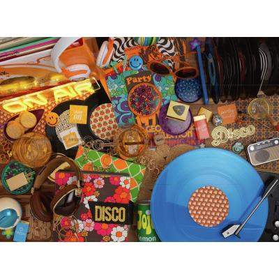 Bild av Disko och vinylskivorna, 500 bitar