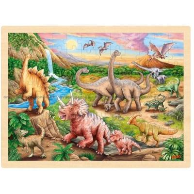 Dinosaurier på vägen - Rampussel, 96 bitar