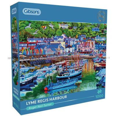 Turner: Hamnen i Lyme Regis, 1000 bitar
