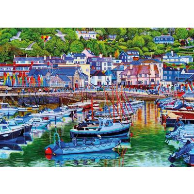 Bild av Turner: Hamnen i Lyme Regis, 1000 bitar