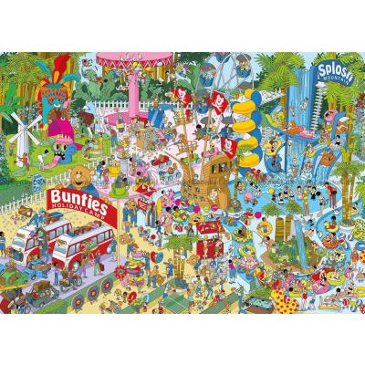 Bild av Bra humör: Kaos i sommarlandet, 1000 bitar