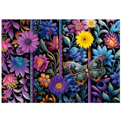 Bild av Färgglada blommor, 500 bitar