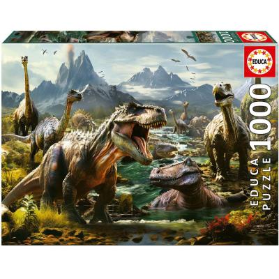 Skrämmande dinosaurier, 1000 bitar