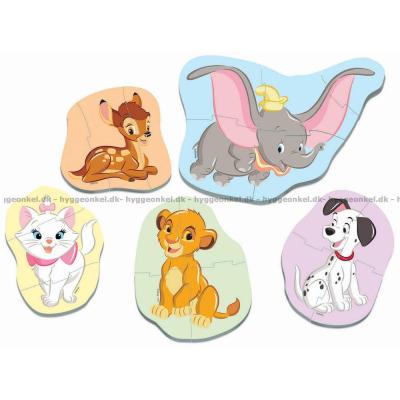 Bild av Baby: Disney - Djur, 3 bitar