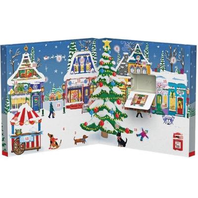 Bild av Julkalender: Byn i juletid, 24x50 bitar
