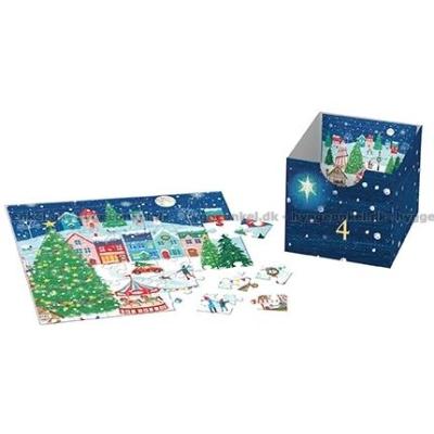 Bild av Julkalender: Den lilla byn i juletid, 24x50 bitar
