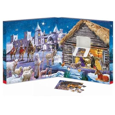 Bild av Julkalender: Ett barn födes i Betlehem, 24x50 bitar