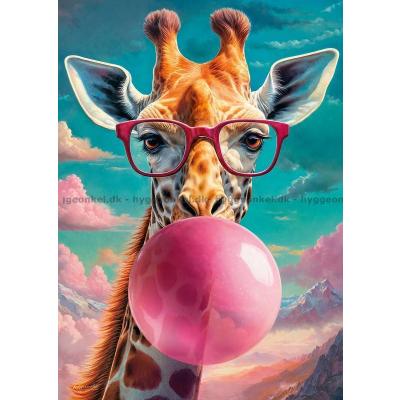 Bild av Avslappnad giraff, 500 bitar