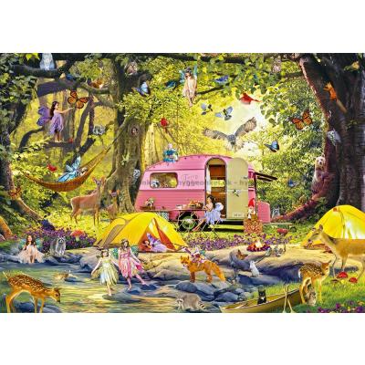Bild av Feerna på camping, 1000 bitar
