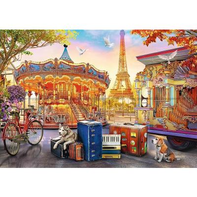 Bild av Bonito: Paris - Hundens semester, 500 bitar