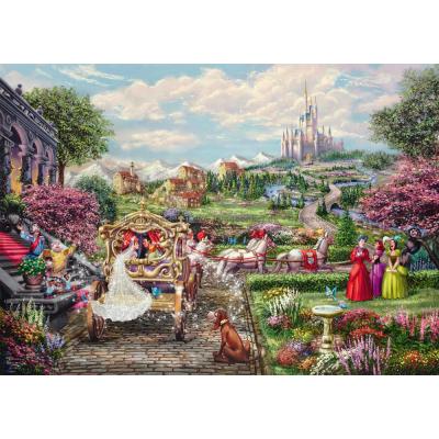 Bild av Disney: Kinkade - Askungen och prinsen, 1000 bitar