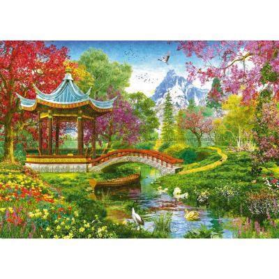 Bild av Davison: Den japanska trädgården, 1000 bitar