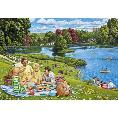 Bild av T. Mitchell: En sommardag, 4x500 bitar