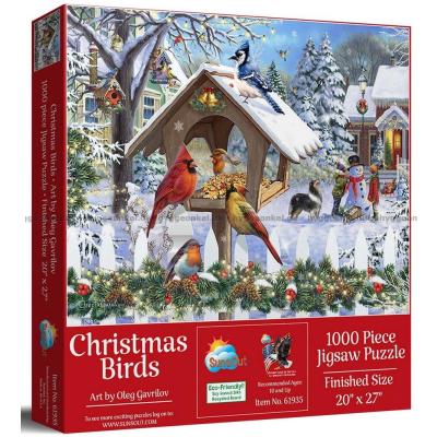 Gavrilov: Fåglarna i juletid, 1000 bitar