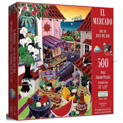 Boden med frukt och grönsaker, 500 bitar