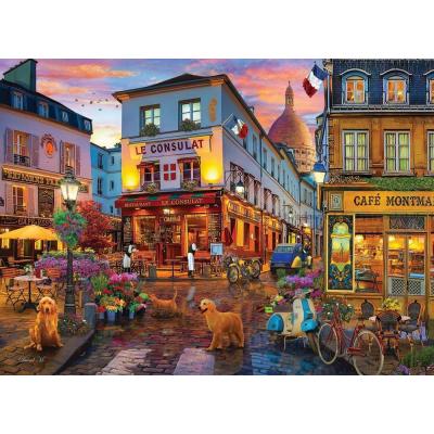 Bild av Maclean: Cafe Montmatre i Paris, 1000 bitar