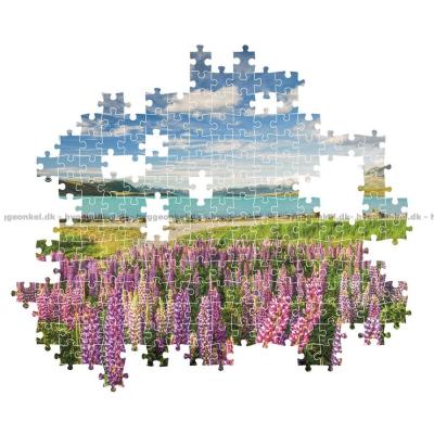 Bild av Nya Zeeland: Lupiner vid Lake Tekapo, 1500 bitar
