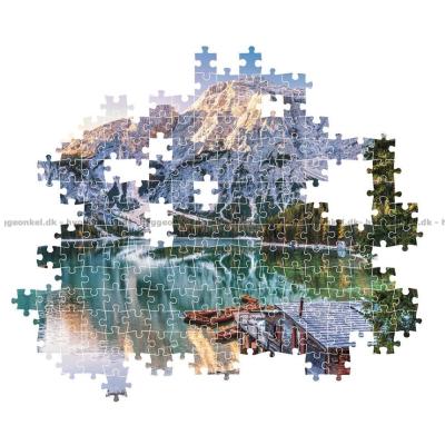 Bild av Braies-sjön, Italien, 1000 bitar