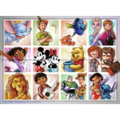 Bild av Disney karaktärer, 100 bitar