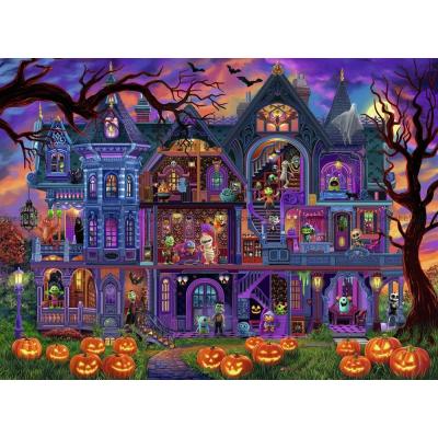Bild av Halloween: Monsterns hus, 100 bitar