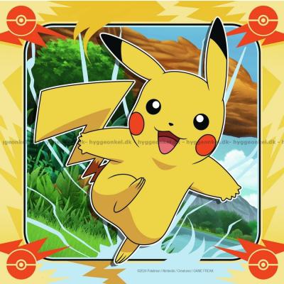 Bild av Pokemon: Klar för strid, 3x49 bitar