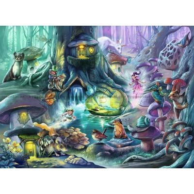Bild av Den magiska skogen, 150 bitar